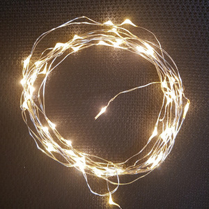 LED 50구 반딧불 전구 (5M)투명선/전구색 (H330102)점멸/무점멸 겸용