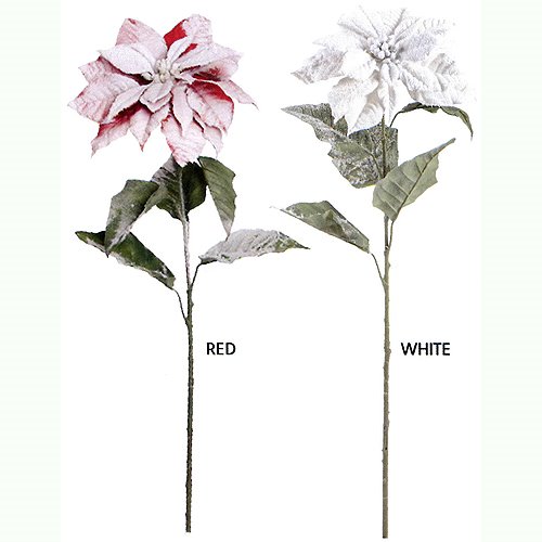 [포인세티아부쉬](80cm, RED. WHITE)H400147-08