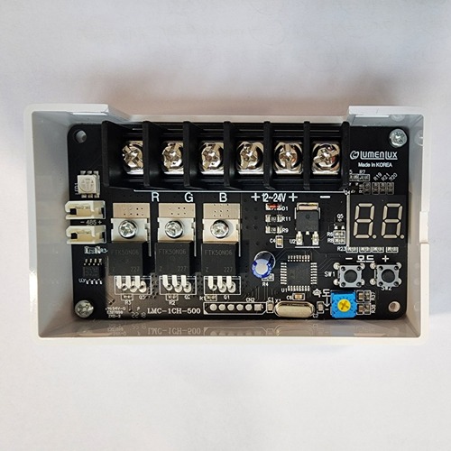 12V/24V RGB 컨트롤 (350W)(점멸패턴 및 속도조절 선택가능)백색 (H520143)