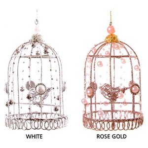 [새장 주얼리오너먼트](7x7x15cm)WHITE, ROSE GOLDH4101059