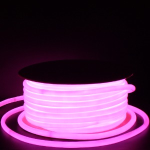 LED 360네온 원형 논네온 (50M)핑크색(H520106)네온사인 대체상품/간접조명