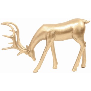 [사슴 장식](14cm GOLD)H429802