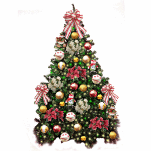 [Green Christmas Tree]270Cm(Gold/Red)