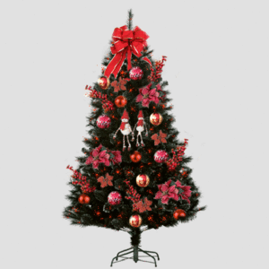 [Black Christmas Tree]180Cm(Red)