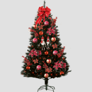 [Black Christmas Tree]210Cm(Red)