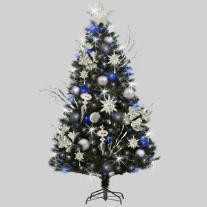[Black Christmas Tree]210Cm(Silver)