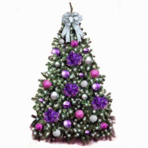 [Green Christmas Tree]240Cm(Purple)