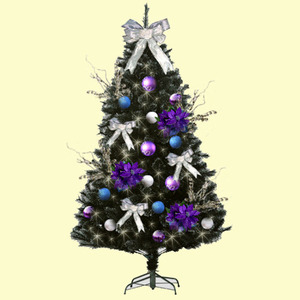 [Black Christmas Tree]180Cm(purple)