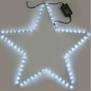 LED 별 (백색/300mm)무점멸 (H220203)
