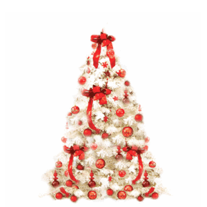 [White Christmas Tree]210cm