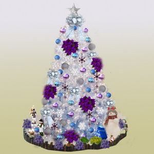 [White Christmas Tree]300cm(3m)
